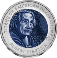 Albert Einstein - Titanium